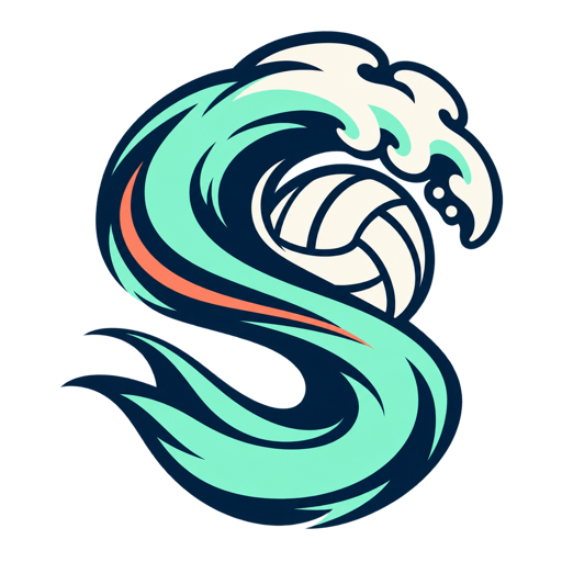 Seabrook Surge wave and volleyball crest